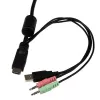 StarTech.com 2-pordiline USB HDMI kaabel-KVM-lüliti heli ja kauglülitusega – USB-toitega