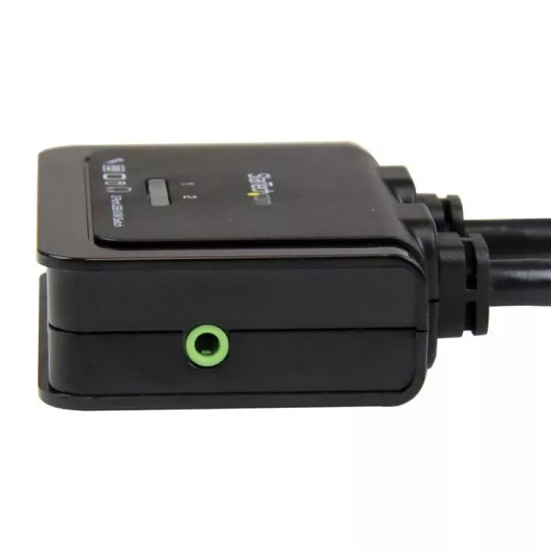 StarTech.com 2-pordiline USB HDMI kaabel-KVM-lüliti heli ja kauglülitusega – USB-toitega