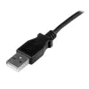 StarTech.com 1m Mini USB kaabel - A kuni ülesnurga Mini B, 1 m, USB A, Mini-USB B, USB 2.0, Isane/Isane, Must