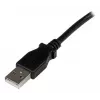 StarTech.com 1m USB 2.0 A to Right Angle B kaabel - M/M, 1 m, USB A, USB B, USB 2.0, Male/Male, Must