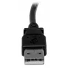 StarTech.com 1m USB 2.0 A to Right Angle B kaabel - M/M, 1 m, USB A, USB B, USB 2.0, Male/Male, Must