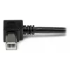 StarTech.com 1m USB 2.0 A to Right Angle B kaabel - M/M, 1 m, USB A, USB B, USB 2.0, Male/Male, Must