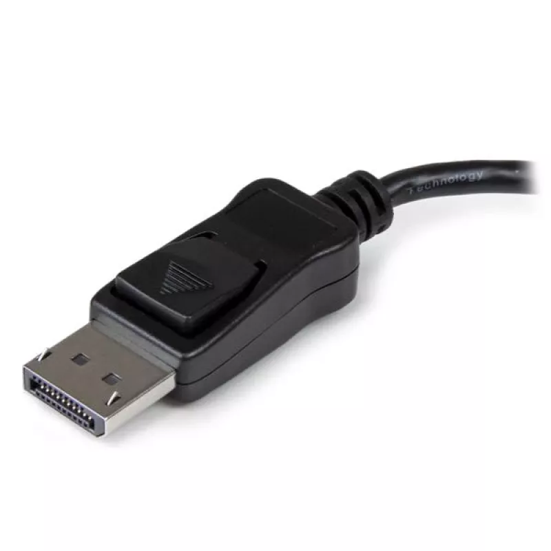 StarTech.com 3-pordiline mitme monitori adapter – DisplayPort 1.2 MST jaotur kahe 4K 30 Hz ja ühe 1080p jaoks – videolaotur laiendatud töölauarežiimile ainult Windowsi arvutites – DP–3x DP monitorid