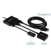 StarTech.com 3-pordiline mitme monitori adapter – DisplayPort 1.2 MST jaotur kahe 4K 30 Hz ja ühe 1080p jaoks – videolaotur laiendatud töölauarežiimile ainult Windowsi arvutites – DP–3x DP monitorid