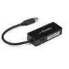 StarTech.com USB 3.0 Gigabit Etherneti adapter NIC USB-pordiga – must