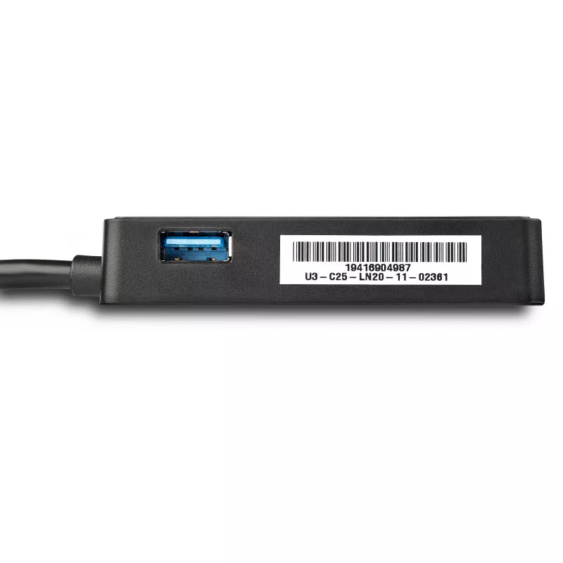 StarTech.com USB 3.0 Gigabit Etherneti adapter NIC USB-pordiga – must