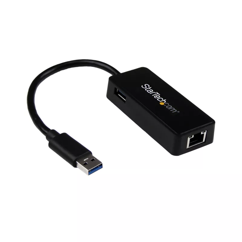 StarTech.com USB 3.0 Gigabit Etherneti adapter NIC USB-pordiga – must