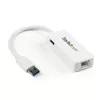 StarTech.com USB 3.0 Gigabit Ethernet adapter võrguliidese kaart USB-pordiga - valge