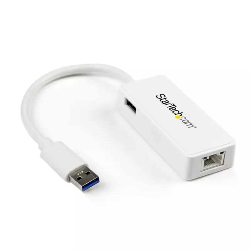 StarTech.com USB 3.0 Gigabit Ethernet adapter võrguliidese kaart USB-pordiga - valge