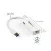 StarTech.com USB 3.0 Gigabit Ethernet adapter võrguliidese kaart USB-pordiga - valge