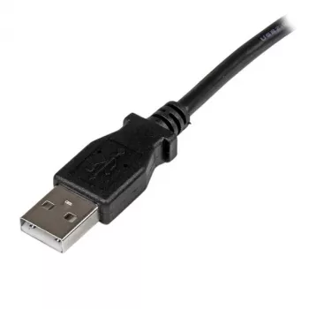 StarTech.com 2m USB 2.0 A vasaknurga B-kaabel - M/M, 2 m, USB A, USB B, USB 2.0, Isane/Isane, Must