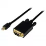 StarTech.com 6 jalga (2 m) Mini DisplayPort–VGA kaabel – aktiivne mini DP–VGA adapterkaabel – 1080p video – mDP 1.2 või Thunderbolt 1/2 Mac/PC–VGA monitor/ekraan – muundurkaabel
