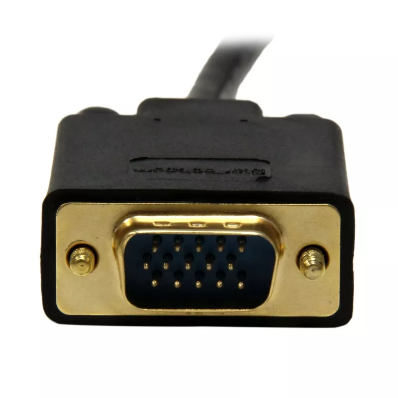 StarTech.com 6 jalga (2 m) Mini DisplayPort–VGA kaabel – aktiivne mini DP–VGA adapterkaabel – 1080p video – mDP 1.2 või Thunderbolt 1/2 Mac/PC–VGA monitor/ekraan – muundurkaabel