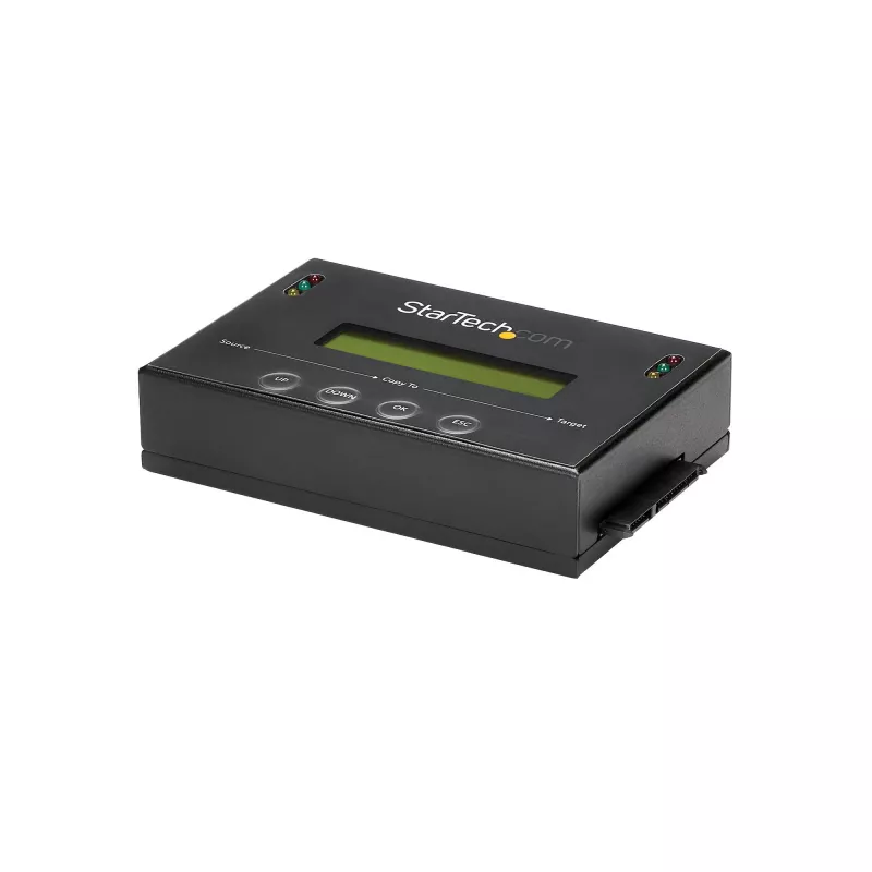 StarTech.com 1:1 eraldiseisev kõvaketta dubleerija ja kustutaja, SATA HDD/SSD ketta kloonija ja kustutaja, LCD-ekraan, TAA nõuetele vastav, OS-sõltumatu