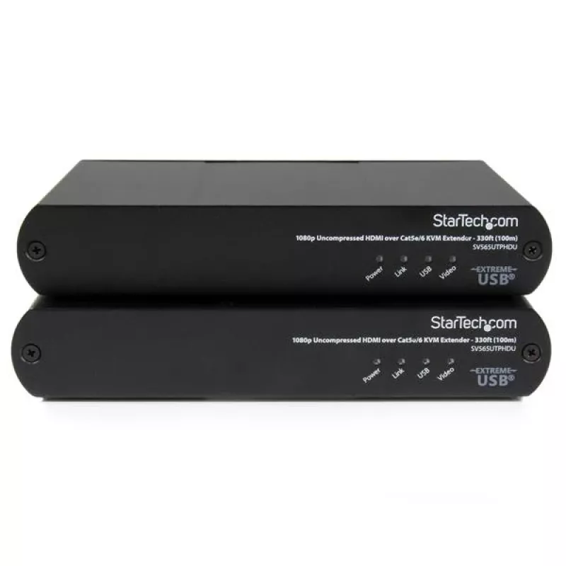 StarTech.com USB HDMI üle Cat 5e / Cat 6 KVM-konsooli pikendaja, 1080p tihendamata video – 330 jalga (100 m)