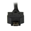 StarTech.com 6 jala (2 m) Micro-HDMI-DVI-kaabel – Micro-HDMI-DVI-adapterkaabel – Micro-HDMI Type-D seade DVI-D Single Link monitori/kuvari/projektori video muundurjuhe – vastupidav