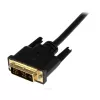 StarTech.com 6 jala (2 m) Micro-HDMI-DVI-kaabel – Micro-HDMI-DVI-adapterkaabel – Micro-HDMI Type-D seade DVI-D Single Link monitori/kuvari/projektori video muundurjuhe – vastupidav