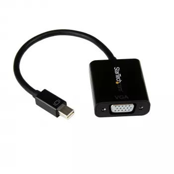 StarTech.com Mini DisplayPort–VGA-adapter – aktiivne Mini DP – VGA-muundur – 1080p video – mDP või Thunderbolt 1/2 Mac/PC VGA-kuvarile/projektorile/ekraanile – mDP 1.2–VGA pistik – must