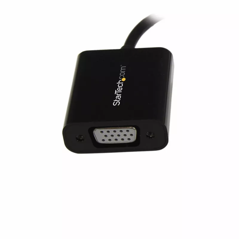StarTech.com Mini DisplayPort–VGA-adapter – aktiivne Mini DP – VGA-muundur – 1080p video – mDP või Thunderbolt 1/2 Mac/PC VGA-kuvarile/projektorile/ekraanile – mDP 1.2–VGA pistik – must