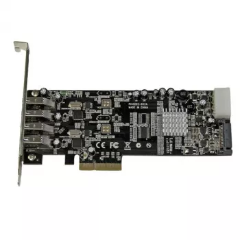 StarTech.com 4-pordiline PCI Express (PCIe) SuperSpeed USB 3.0 kaardiadapter kahe pühendatud 5 Gbps kanaliga – UASP – SATA / LP4 toide