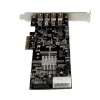 StarTech.com 4-pordiline PCI Express (PCIe) SuperSpeed USB 3.0 kaardiadapter kahe pühendatud 5 Gbps kanaliga – UASP – SATA / LP4 toide