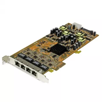StarTech.com 4 pordiga Gigabit PoE PCIe võrgukaart - PSE / PoE PCI Express NIC - TAA
