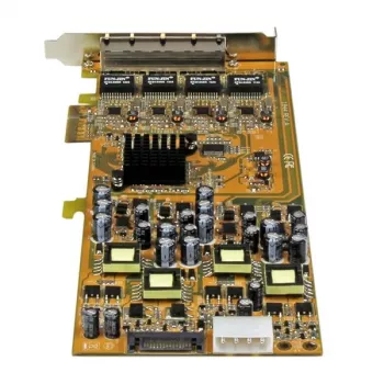 StarTech.com 4 pordiga Gigabit PoE PCIe võrgukaart - PSE / PoE PCI Express NIC - TAA