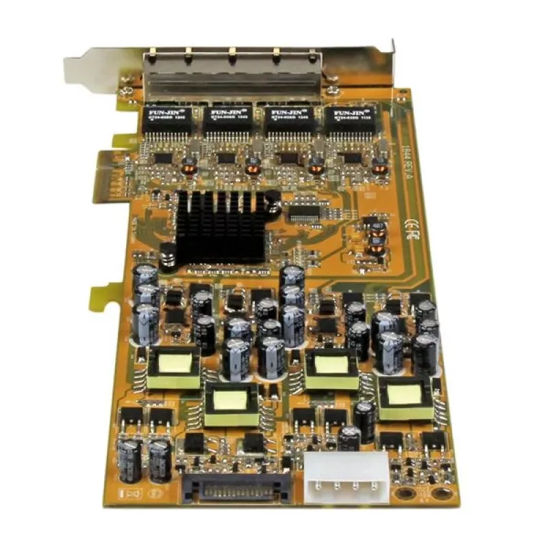 StarTech.com 4 pordiga Gigabit PoE PCIe võrgukaart - PSE / PoE PCI Express NIC - TAA