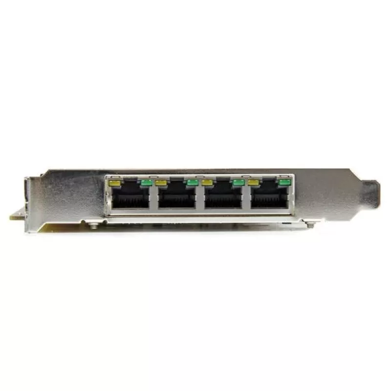 StarTech.com 4 pordiga Gigabit PoE PCIe võrgukaart - PSE / PoE PCI Express NIC - TAA