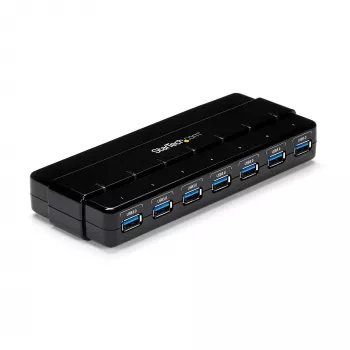 StarTech.com 7-pordiline USB 3.0 jaotur - Lauaarvutile~7-pordiline USB 3.0 jaotur (5 Gbit/s) - Lauaarvutile