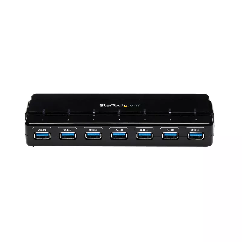StarTech.com 7-pordiline USB 3.0 jaotur - Lauaarvutile~7-pordiline USB 3.0 jaotur (5 Gbit/s) - Lauaarvutile