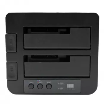 StarTech.com kahe pesaga kõvaketta duplikaator, eraldiseisev USB 3.0 (5 Gbps) / eSATA 2.5/3.5-tolliste SATA III HDD/SSD kloonija/koppija, kõvaketta dokkimisjaam, kõvaketta kloonija