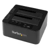 StarTech.com kahe pesaga kõvaketta duplikaator, eraldiseisev USB 3.0 (5 Gbps) / eSATA 2.5/3.5-tolliste SATA III HDD/SSD kloonija/koppija, kõvaketta dokkimisjaam, kõvaketta kloonija