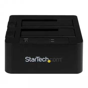 StarTech.com kahe pesaga USB 3.0 / eSATA–SATA kõvakettadokkimisjaam, USB-kõvakettadokk, väline 2,5/3,5-tolline SATA I/II/III SSD/HDD-dokkimisjaam, kõvaketta kiirvahetuspesad, pealtlaaditav