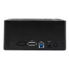 StarTech.com kahe pesaga USB 3.0 / eSATA–SATA kõvakettadokkimisjaam, USB-kõvakettadokk, väline 2,5/3,5-tolline SATA I/II/III SSD/HDD-dokkimisjaam, kõvaketta kiirvahetuspesad, pealtlaaditav