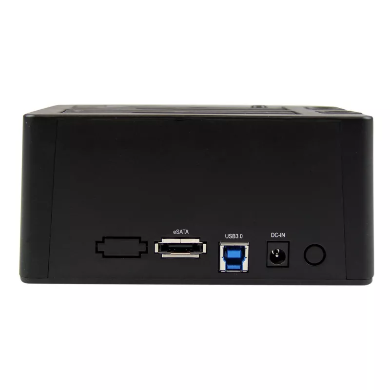 StarTech.com kahe pesaga USB 3.0 / eSATA–SATA kõvakettadokkimisjaam, USB-kõvakettadokk, väline 2,5/3,5-tolline SATA I/II/III SSD/HDD-dokkimisjaam, kõvaketta kiirvahetuspesad, pealtlaaditav