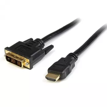 StarTech.com 0,5 m HDMI® to DVI-D kaabel - M/M, 0,5 m, HDMI, DVI-D, Kuldne, Must, Polüvinüülkloriid (PVC)