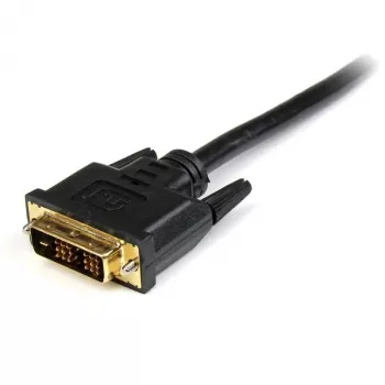 StarTech.com 0,5 m HDMI® to DVI-D kaabel - M/M, 0,5 m, HDMI, DVI-D, Kuldne, Must, Polüvinüülkloriid (PVC)