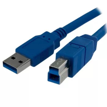 StarTech.com 1m SuperSpeed USB 3.0 kaabel A to B - M/M, 1 m, USB A, USB B, USB 3.2 Gen 1 (3.1 Gen 1), Isane/Isane, Sinine