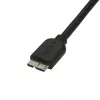 StarTech.com õhuke Micro USB 3.0 kaabel - M/M - 0,5 m (20 tolli), 0,5 m, USB A, Micro-USB B, USB 3.2 Gen 1 (3.1 Gen 1), Isane/Isane, Must