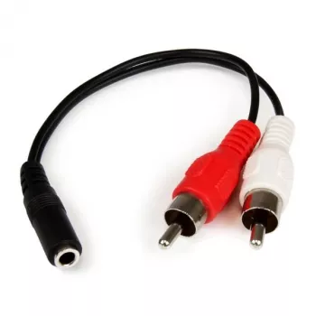 StarTech.com 6-tolline stereoheli kaabel – 3,5 mm emane 2x RCA isasele