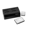 StarTech.com 4-pesaline USB 3.0 to SATA kõvaketta dokkimisjaam, USB kõvaketta dokk, väline 2,5/3,5-tolline SATA III SSD/HDD dokkimisjaam, vahetuspesaga kõvakettapesa, ülaltlaaditav
