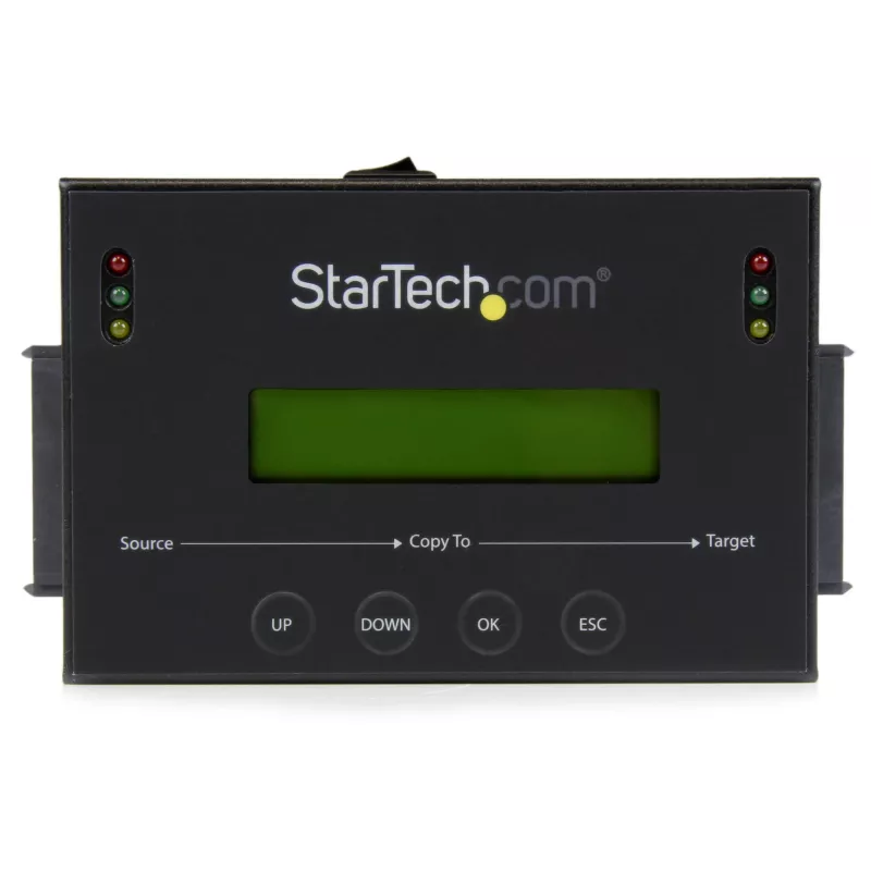 StarTech.com 1:1 eraldiseisev kõvaketta duplikaator koos kettapildihalduriga varundamiseks ja taastamiseks, mitme kettapildi salvestamine ühele 2,5/3,5-tollisele SATA-kõvakettale, HDD/SSD kloonija, arvutit pole vaja