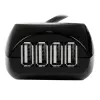StarTech.com 15m USB 2.0 aktiivne kaabel 4-pordilise jaoturiga, USB 2.0, 480 Mbit/s, must, 15 m, 110-240 V, 5 V