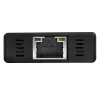 StarTech.com 3-pordiline kaasaskantav USB 3.0 jaotur ja Gigabit Ethernet - alumiiniumist sisseehitatud kaabliga