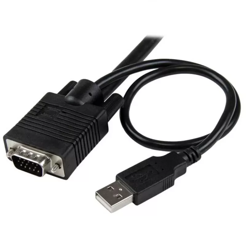 StarTech.com 2-pordiline USB VGA kaabel KVM-lüliti – USB-toitega, kauglülitiga