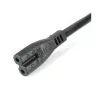 StarTech.com 3-jalane (1 m) UK sülearvuti toitekaabel, BS 1363 kuni C7, 2,5 A 250 V, 18AWG, must, UK sülearvuti asendusjuhe, printeri toitekaabel, vahelduvvoolu sülearvuti laadimisjuhe, sülearvuti toiteploki juhe