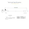 StarTech.com 3-jalane (1 m) UK sülearvuti toitekaabel, BS 1363 kuni C7, 2,5 A 250 V, 18AWG, must, UK sülearvuti asendusjuhe, printeri toitekaabel, vahelduvvoolu sülearvuti laadimisjuhe, sülearvuti toiteploki juhe
