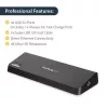 StarTech.com USB 3.0 dokkimisjaam kahe monitoriga, HDMI ja 4K DisplayPort - USB 3.0 kuni 4x USB-A, Ethernet, HDMI ja DP - USB Type A universaalne sülearvuti dokkimisjaam Macile ja Windowsile