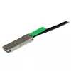 StarTech.com MSA Compliant QSFP+ Direct-Attach Twinax kaabel - 2 m (6.6 ft)~MSA Uncoded Ühilduv 2m 40G QSFP+ to QSFP+ Direct Attach Breakout kaabel Twinax - 40 GbE QSFP+ Copper DAC 40 Gbps Low Power Passive transiiver Module DAC